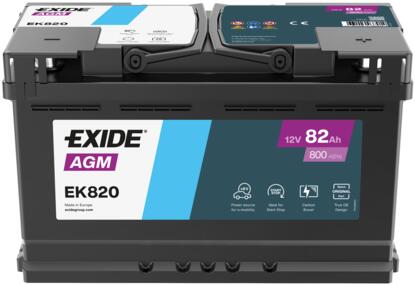 EK820 - Démarrage Auto & Auxiliaire - 12V - 82Ah